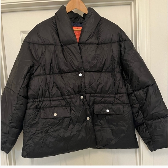J CREW Signature Puffer Black Women's XL Jacket WORN ONCE - Picture 6 of 16